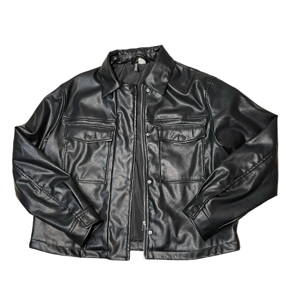 Black H&M biker jacket